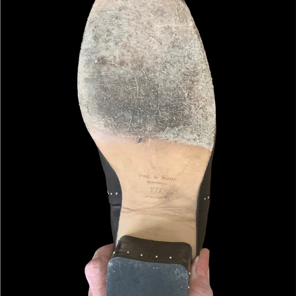 EUC sz 37,5 RAG AND BONE studded bootie with zip back - Picture 5 of 5